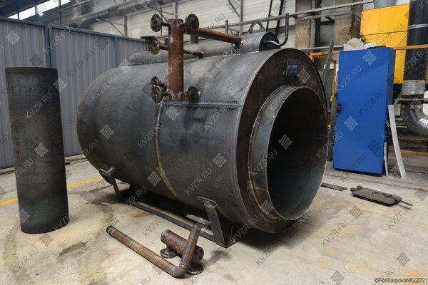 Газовый парогенератор 2000 кг в час 130 С изготовление