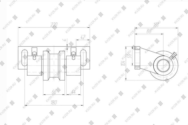 Чертеж ролика прижимного ТШПМ